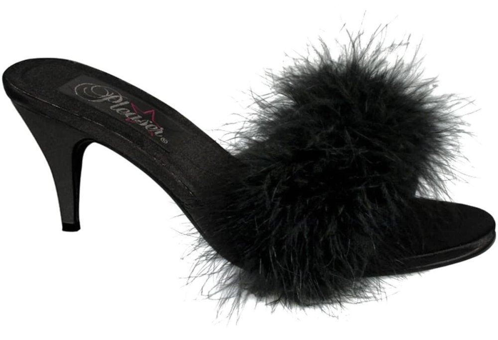 Домашние туфли на каблуке