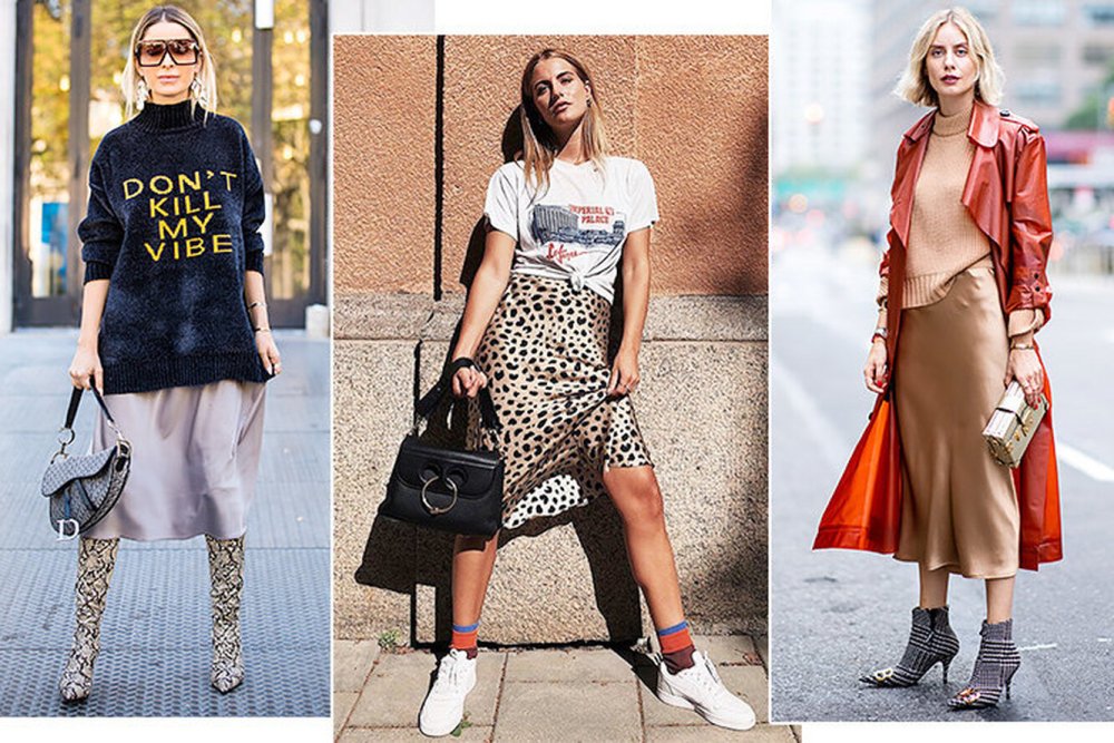 Юбка в бельевом стиле