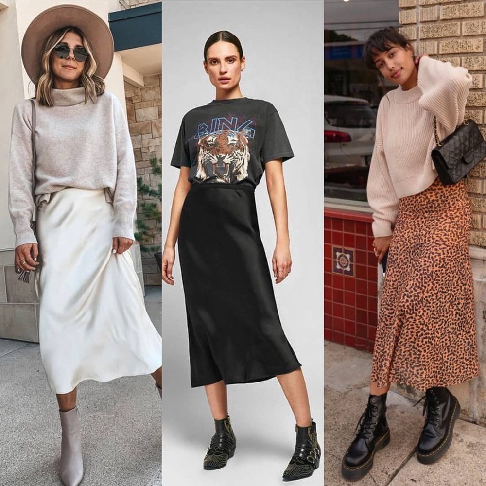 Юбка в бельевом стиле