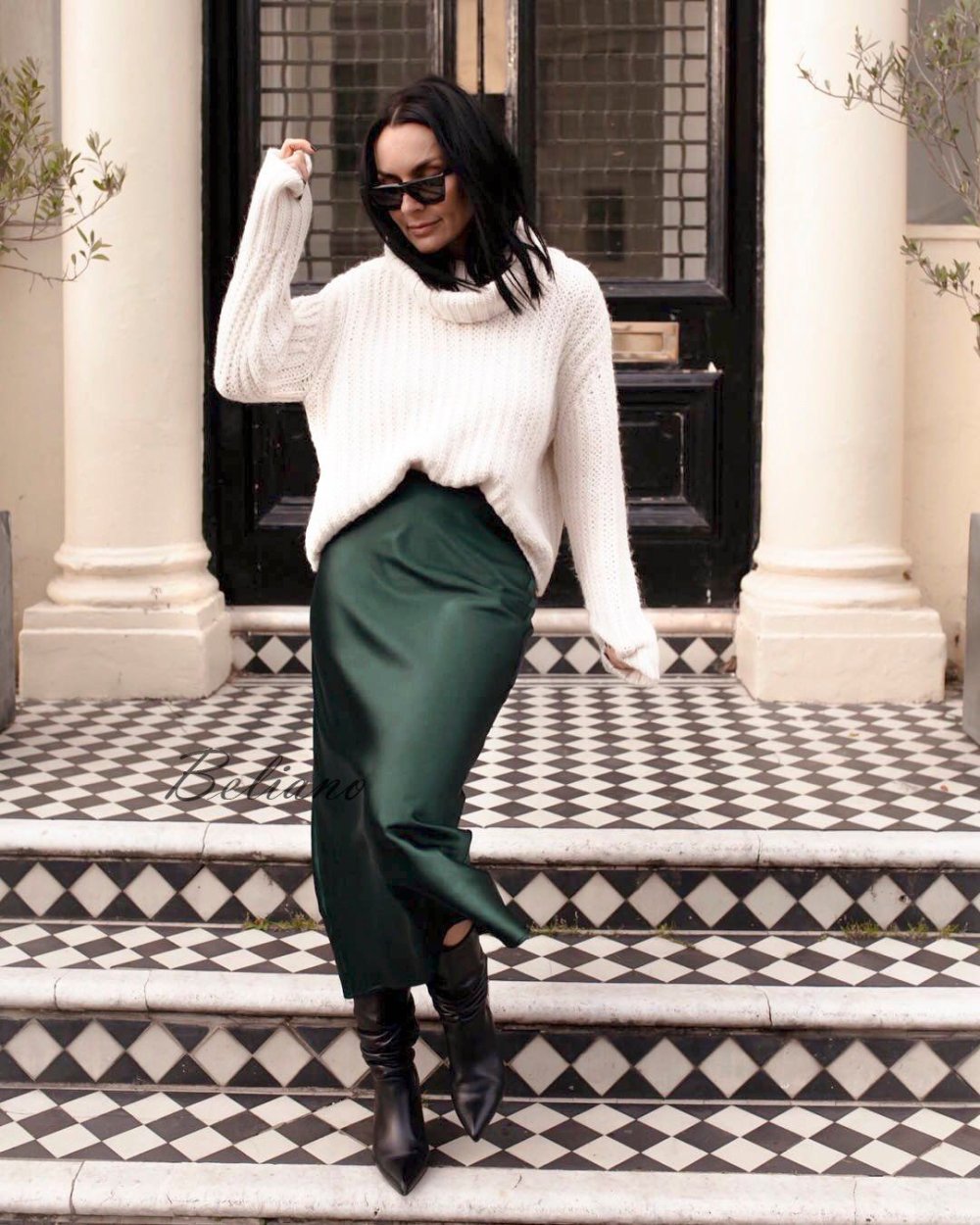 Юбка в бельевом стиле