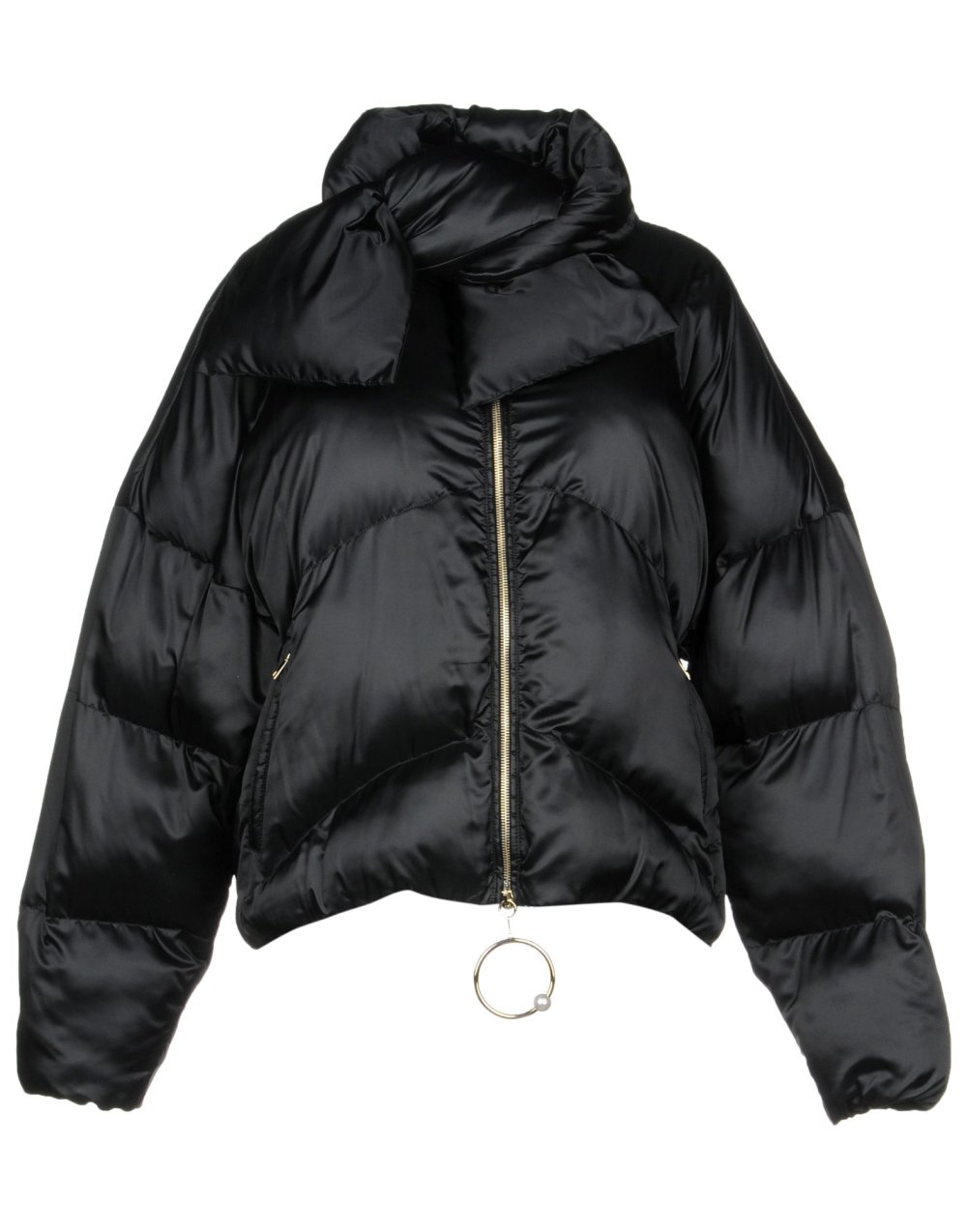 Серебряный пуховик Пинко