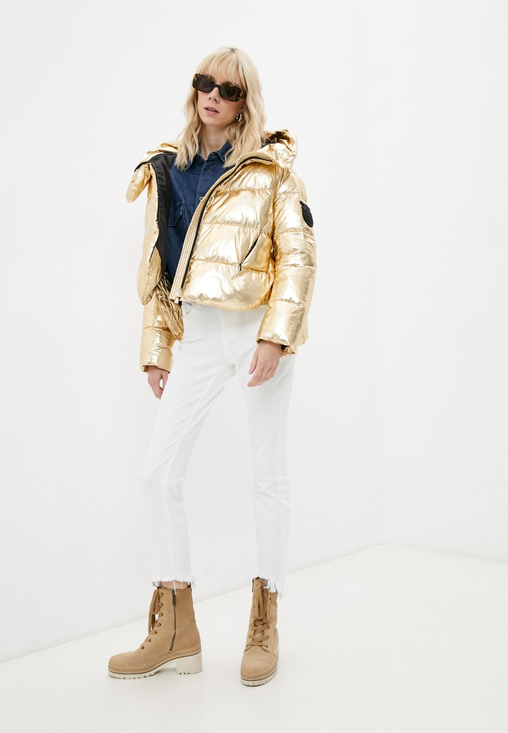 Кожаная куртка Пинко женская