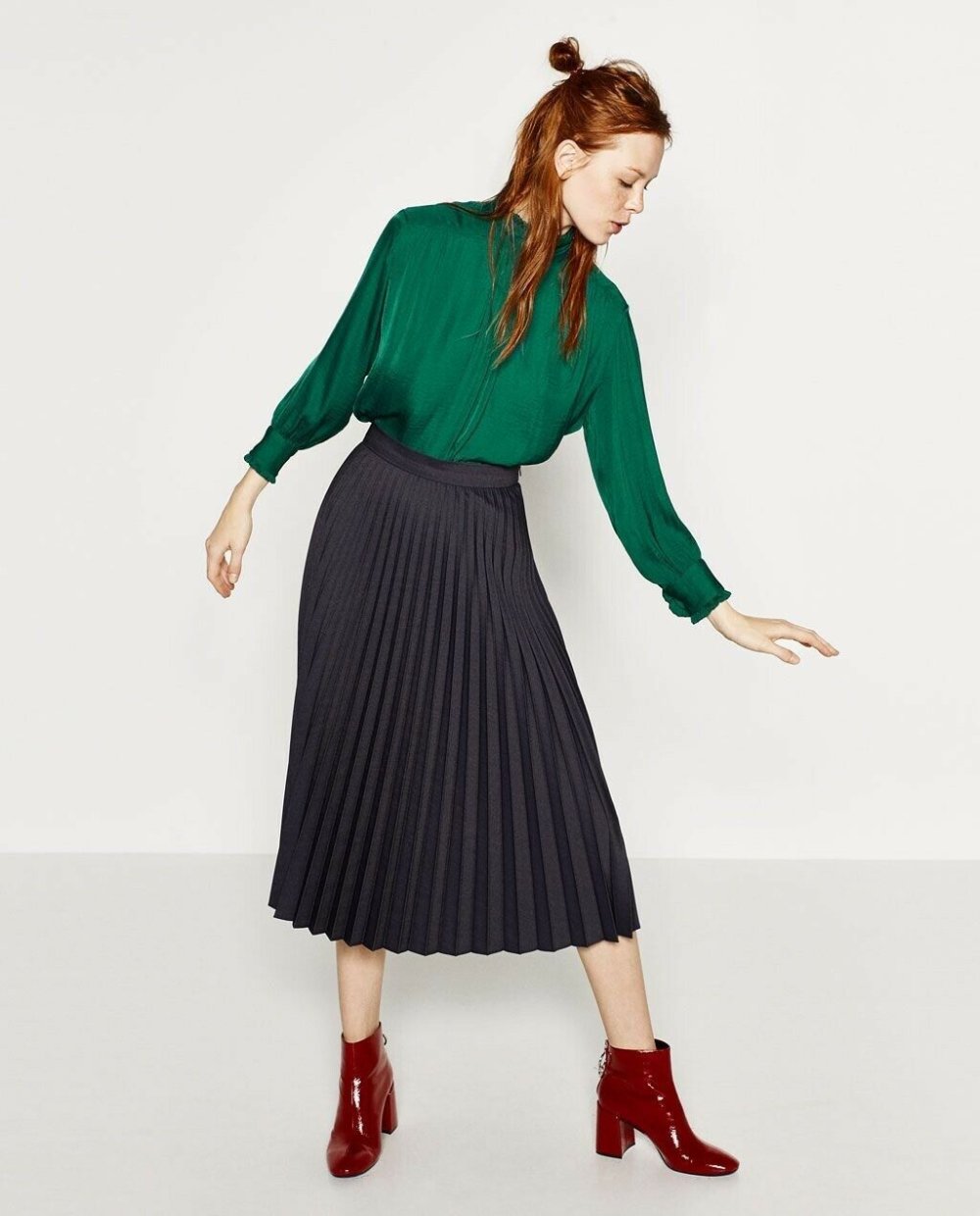 Юбка плиссе 2020 плюссайз