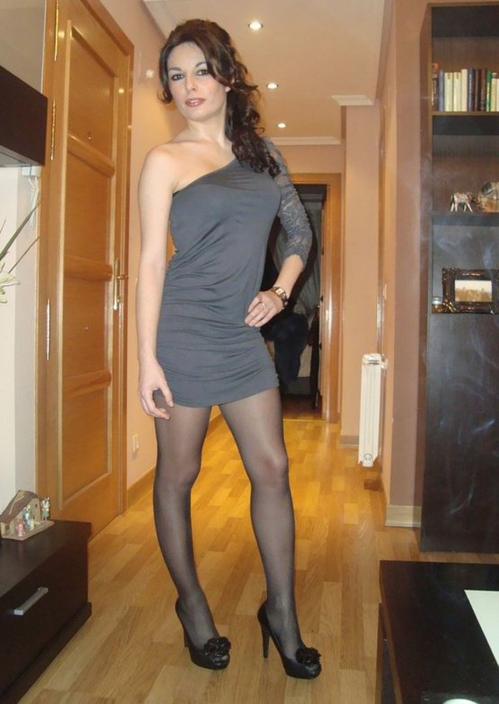 Блузка юбка кроссдрессер