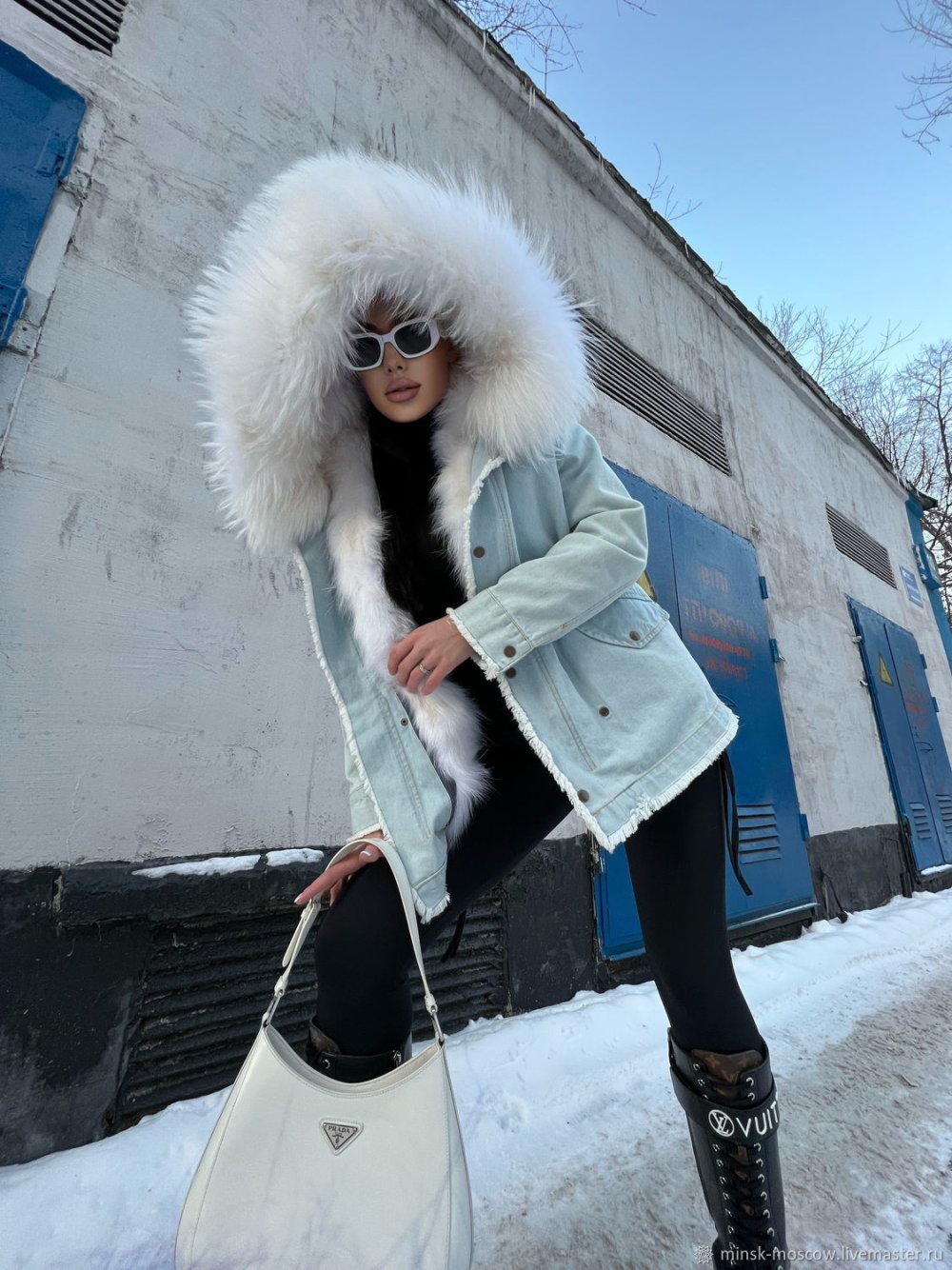 Парка Acasta с мехом ламы