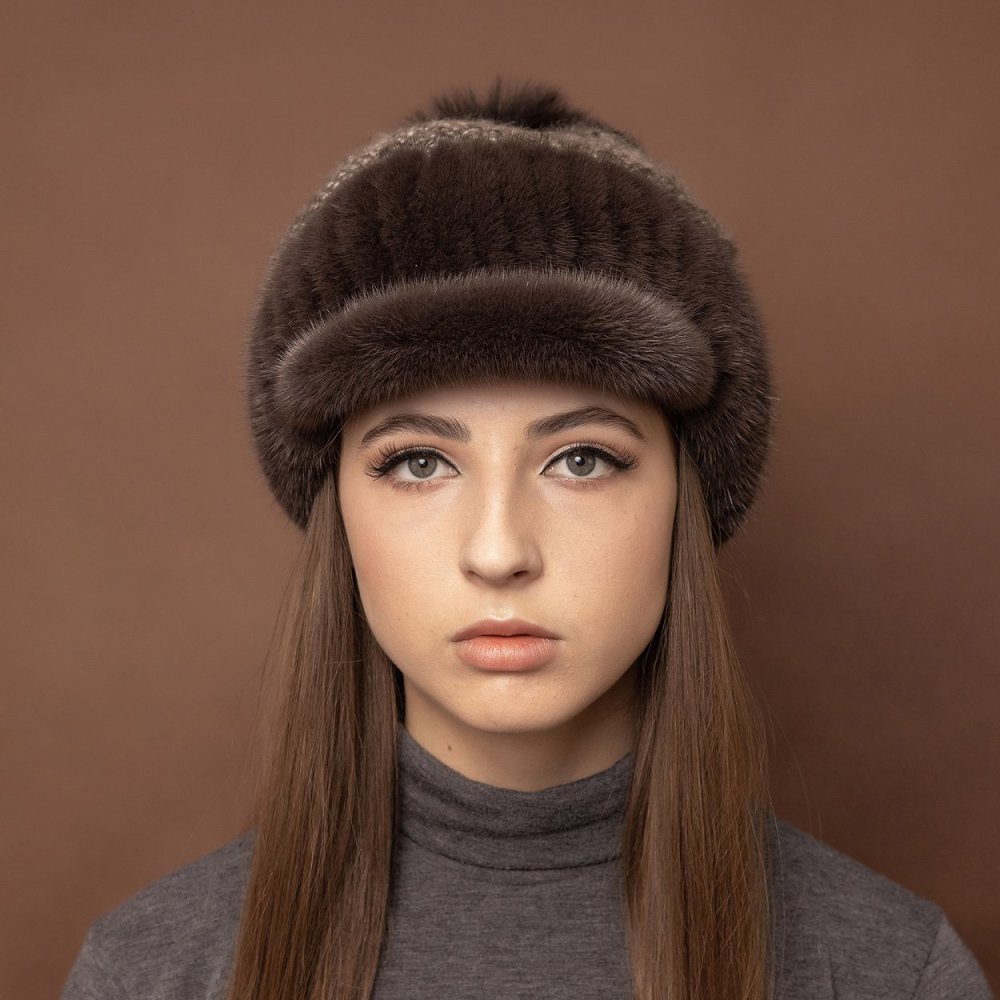 Шапка Патрисия из кролика фото