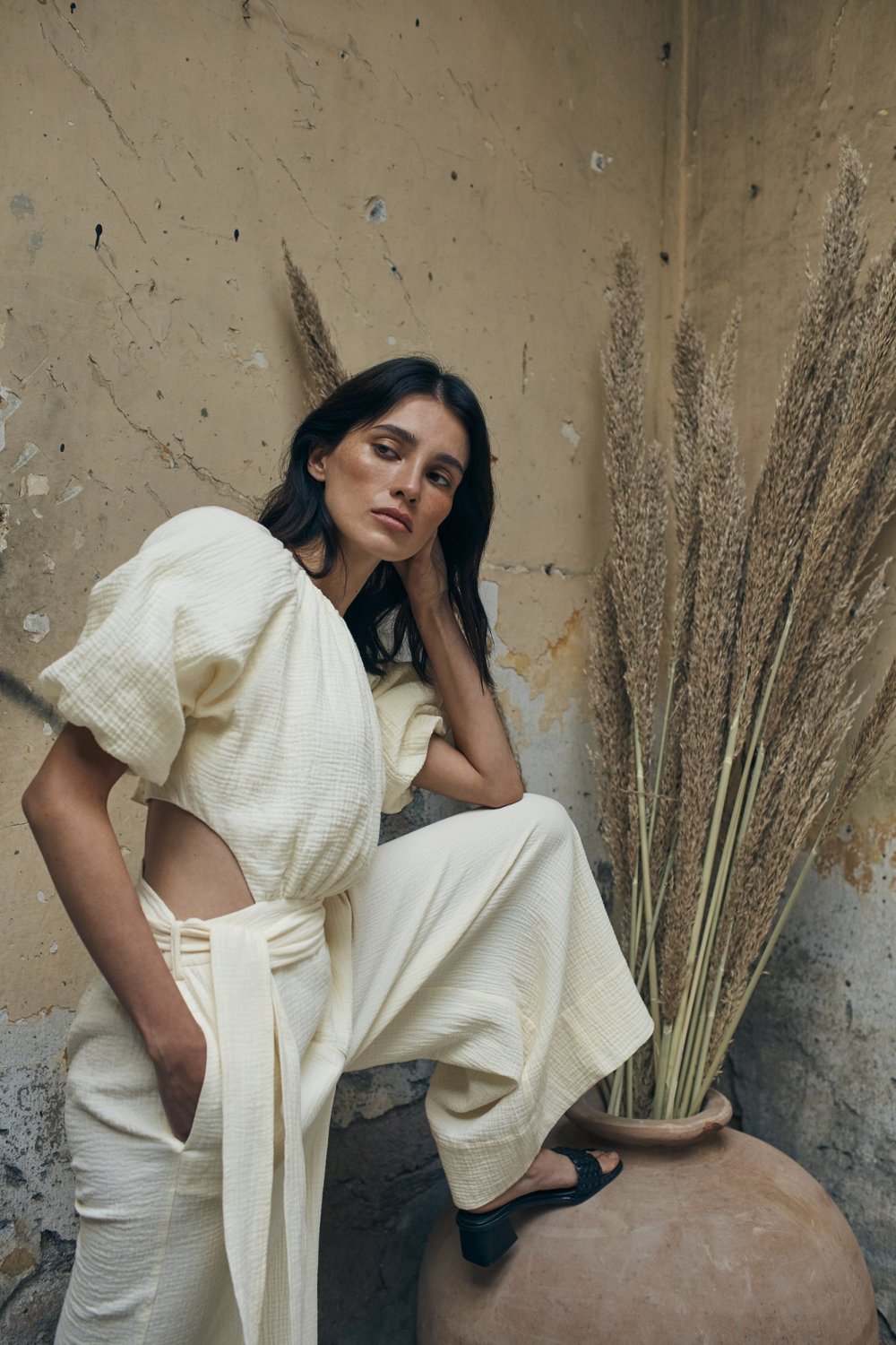 Платье из муслина