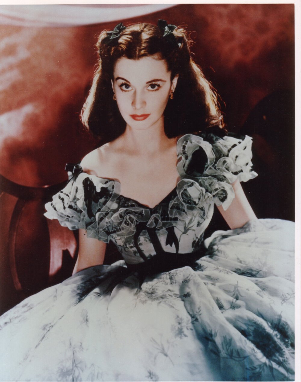 Скарлетт о Хара в зеленом платье