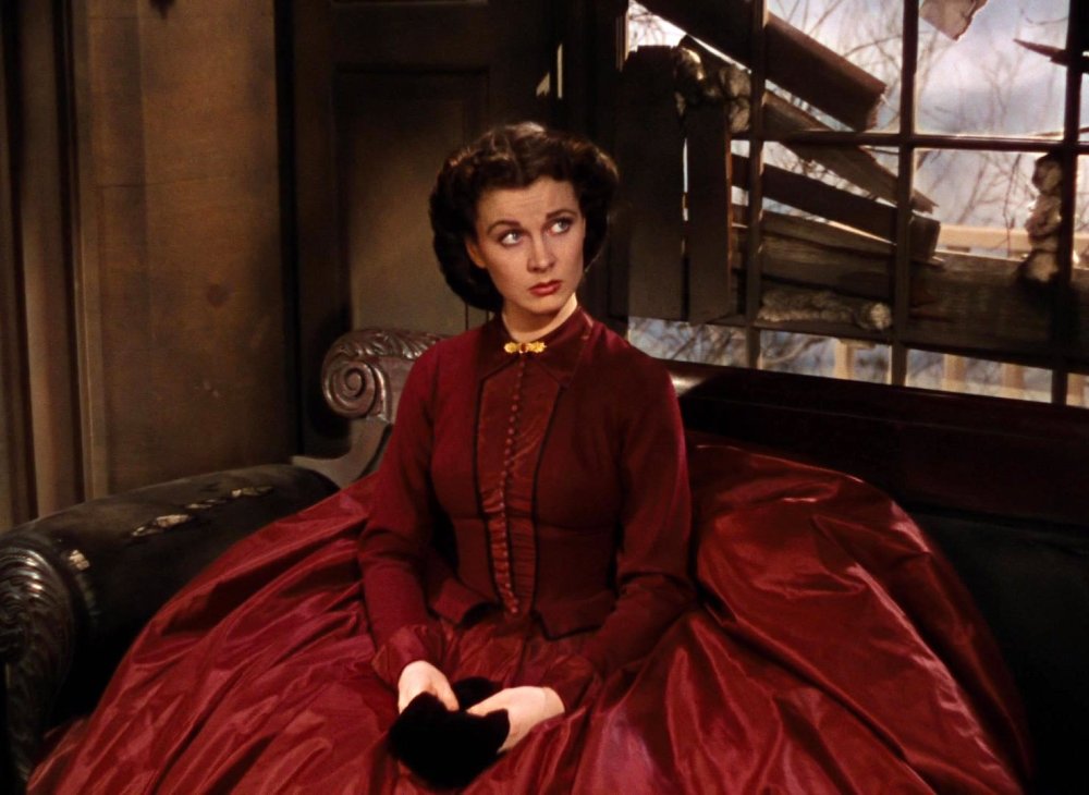 Унесенные ветром зеленое платье