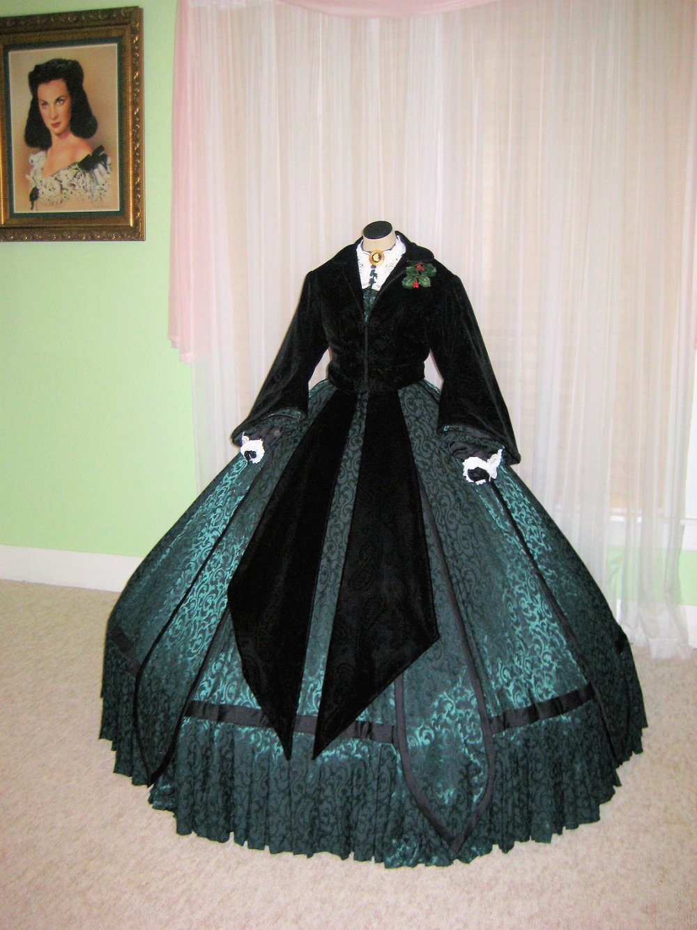 Скарлетт о Хара платье из штор