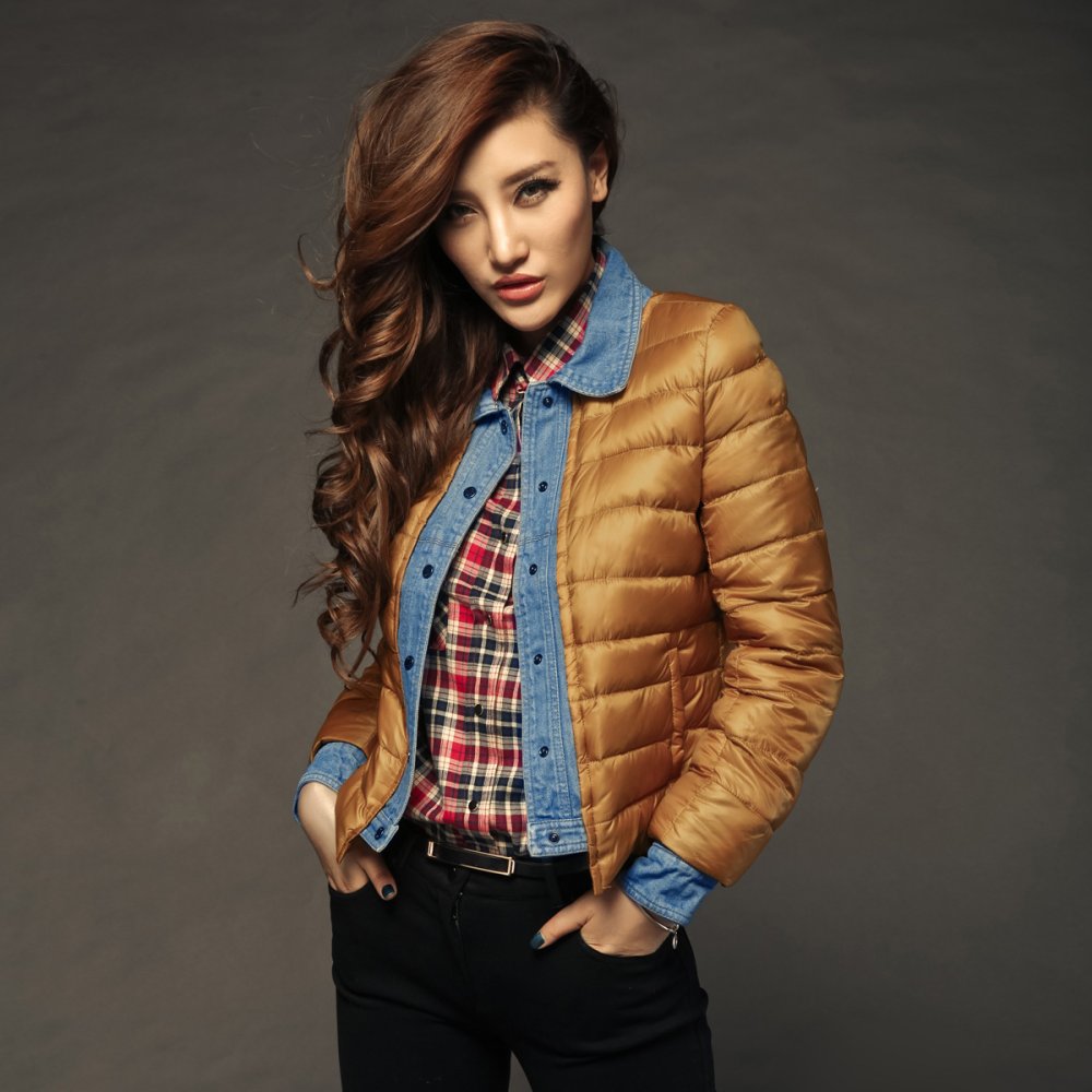 Куртка с карманами женская