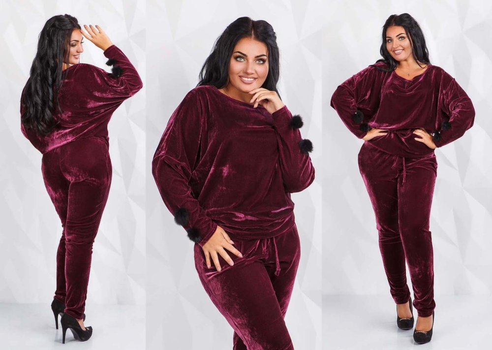 Костюмы праздничные из бархата больших размеров