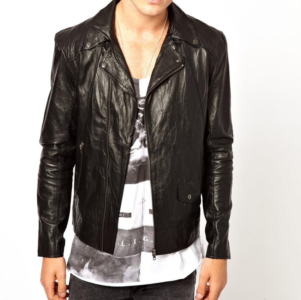 МОСМЕХА кожаные куртки мужские без меха