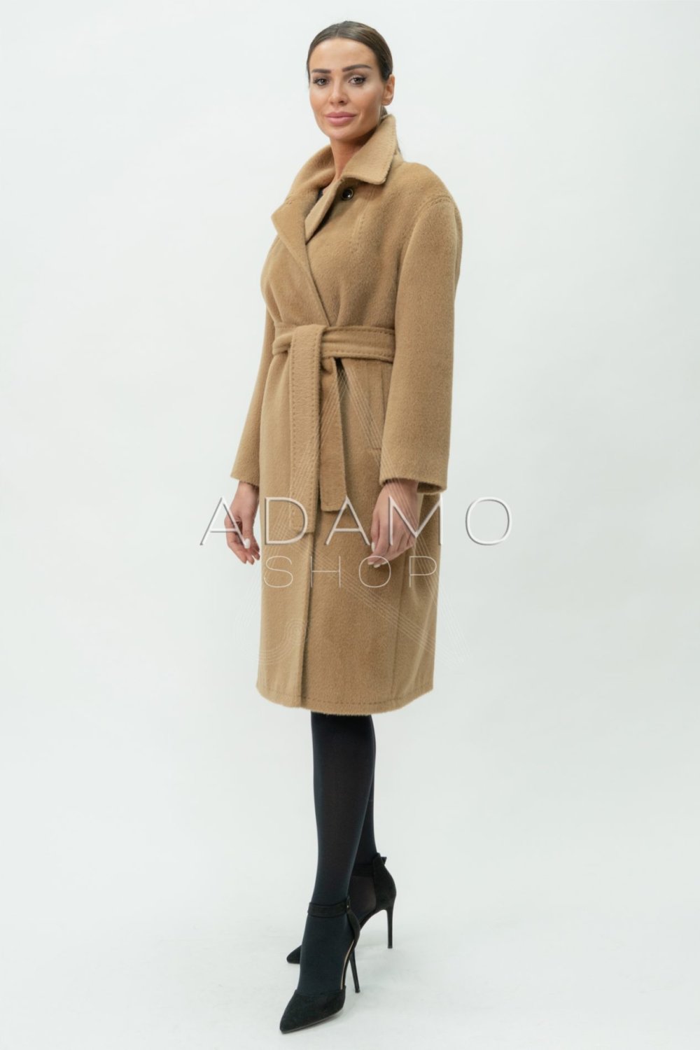 Пальто Шэрон альпака - индиго