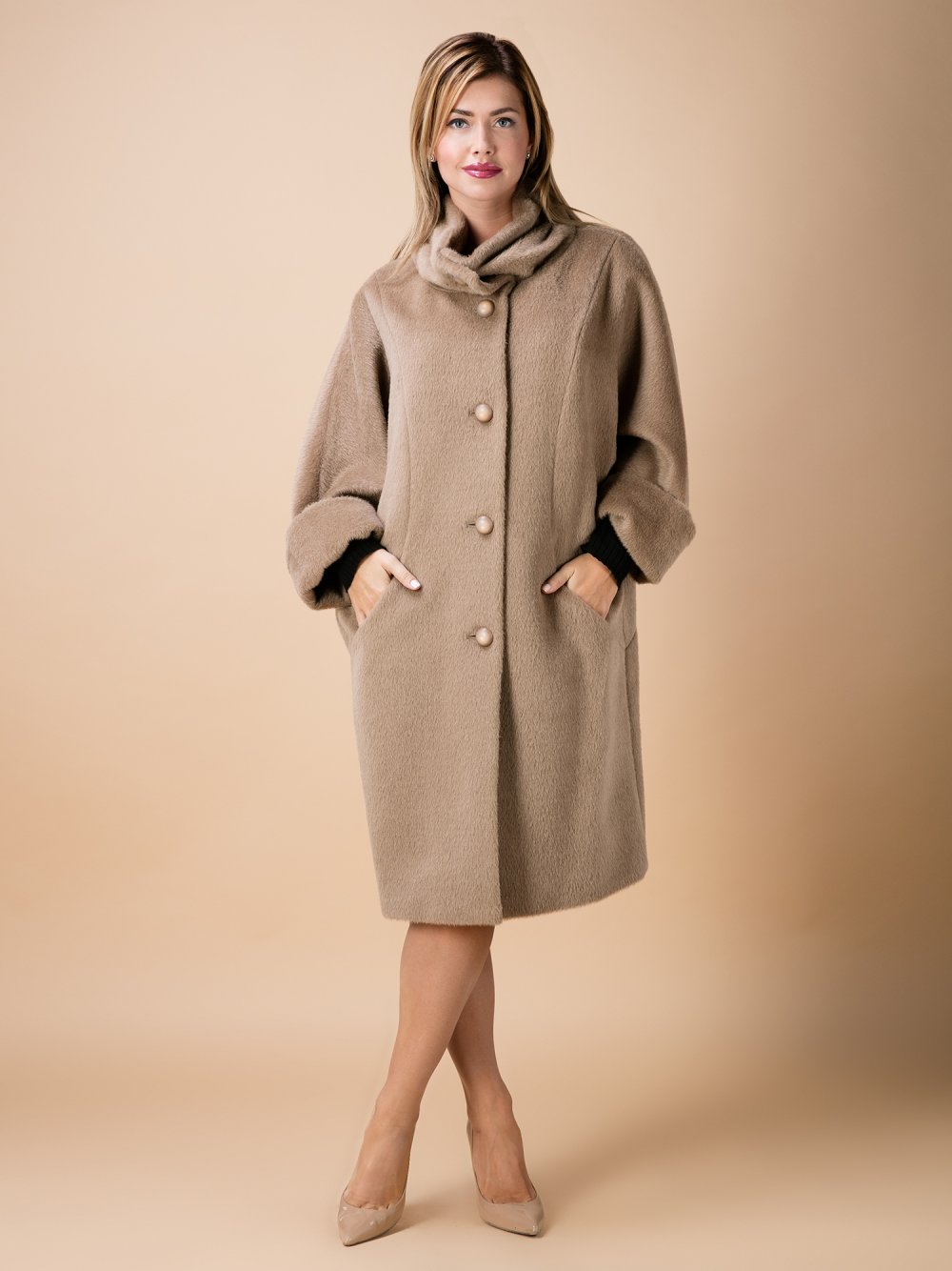 Пальто Сури-альпака фирма модель 88-09-120