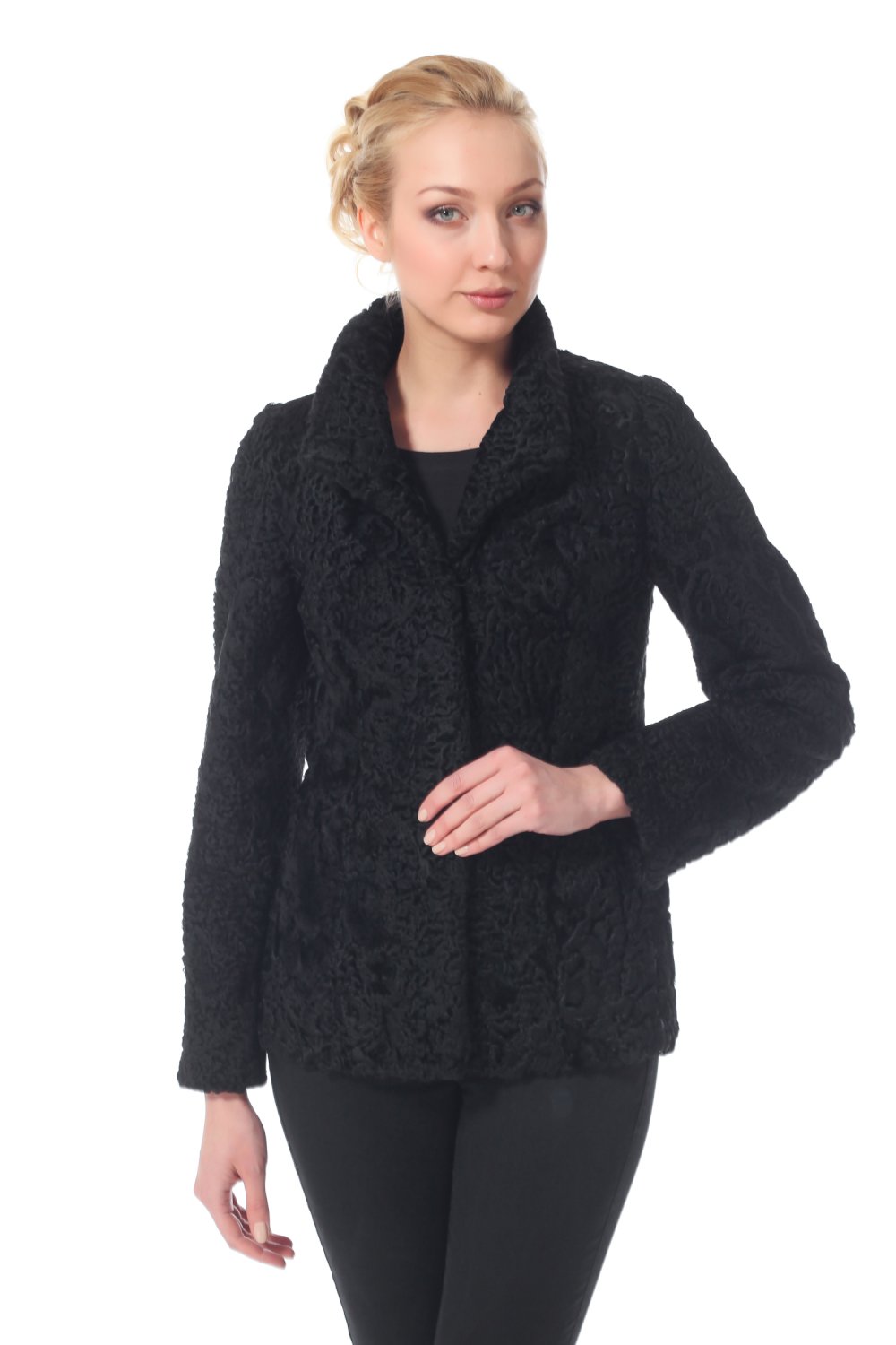 Косуха из каракуля женская