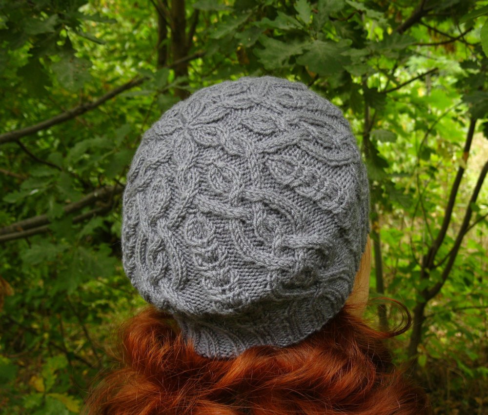 Узор из кос для шапки