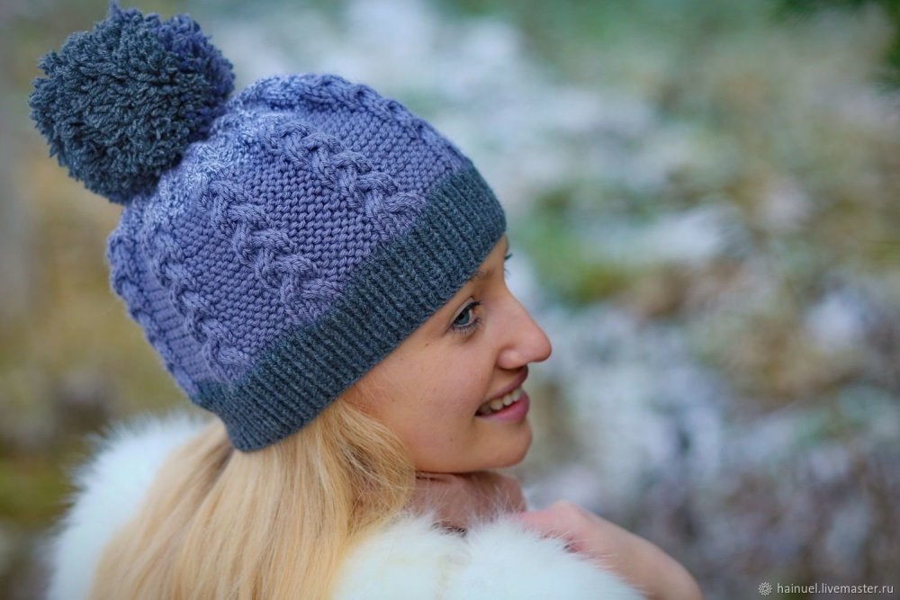 Шапка бини убавки 4 Клина