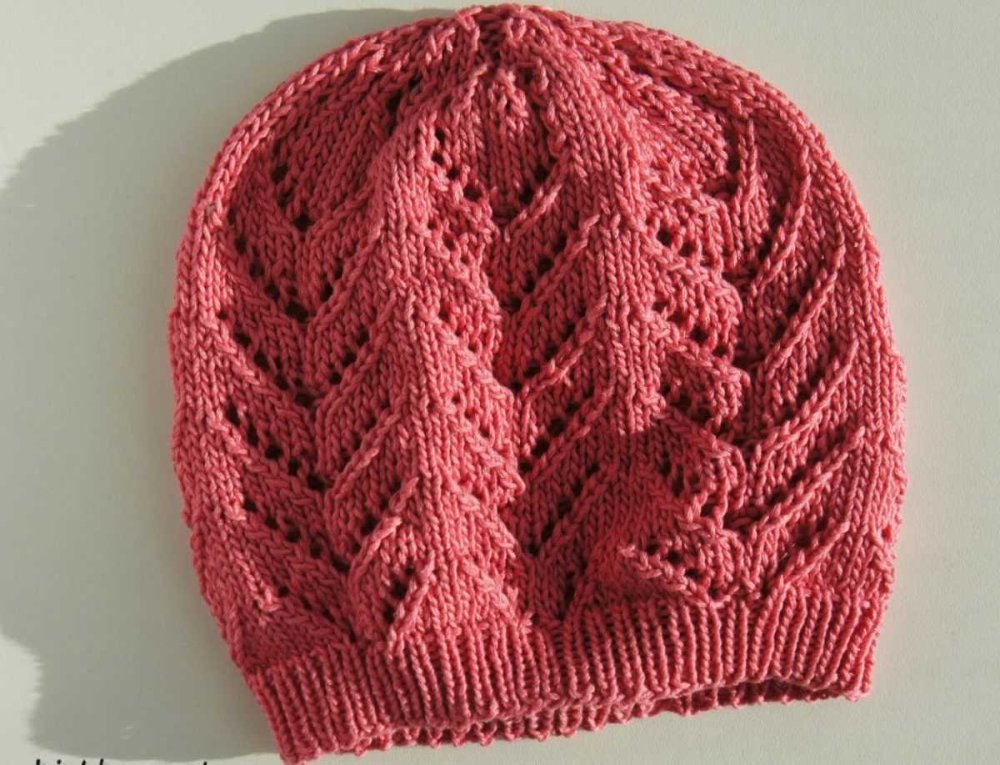 Шапка спицами