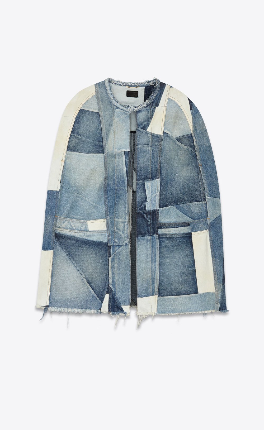 Покрывало из джинсовых лоскутков