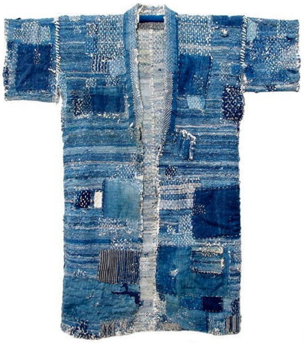 Куртка из старых джинсов