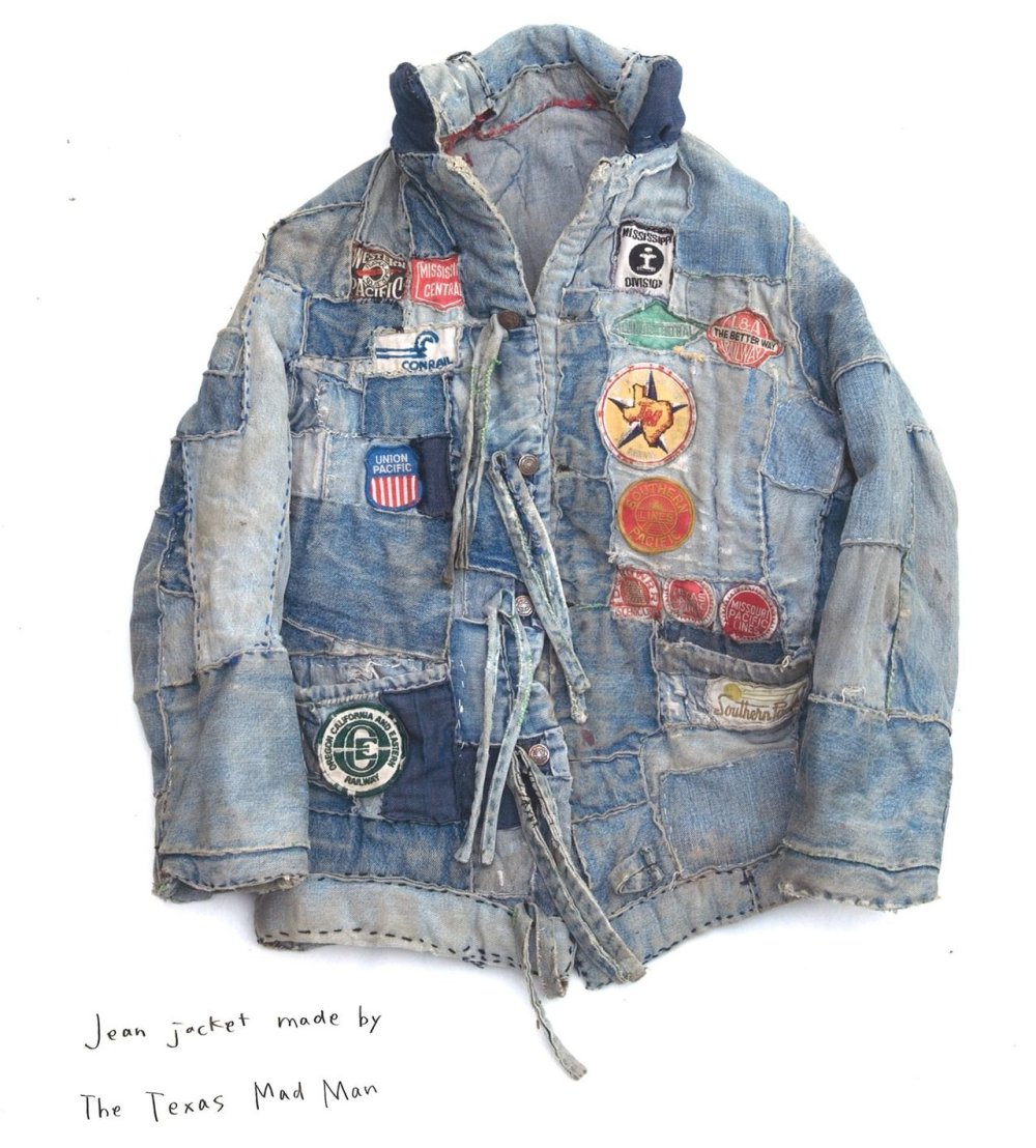 Куртка из джинсовых лоскутков