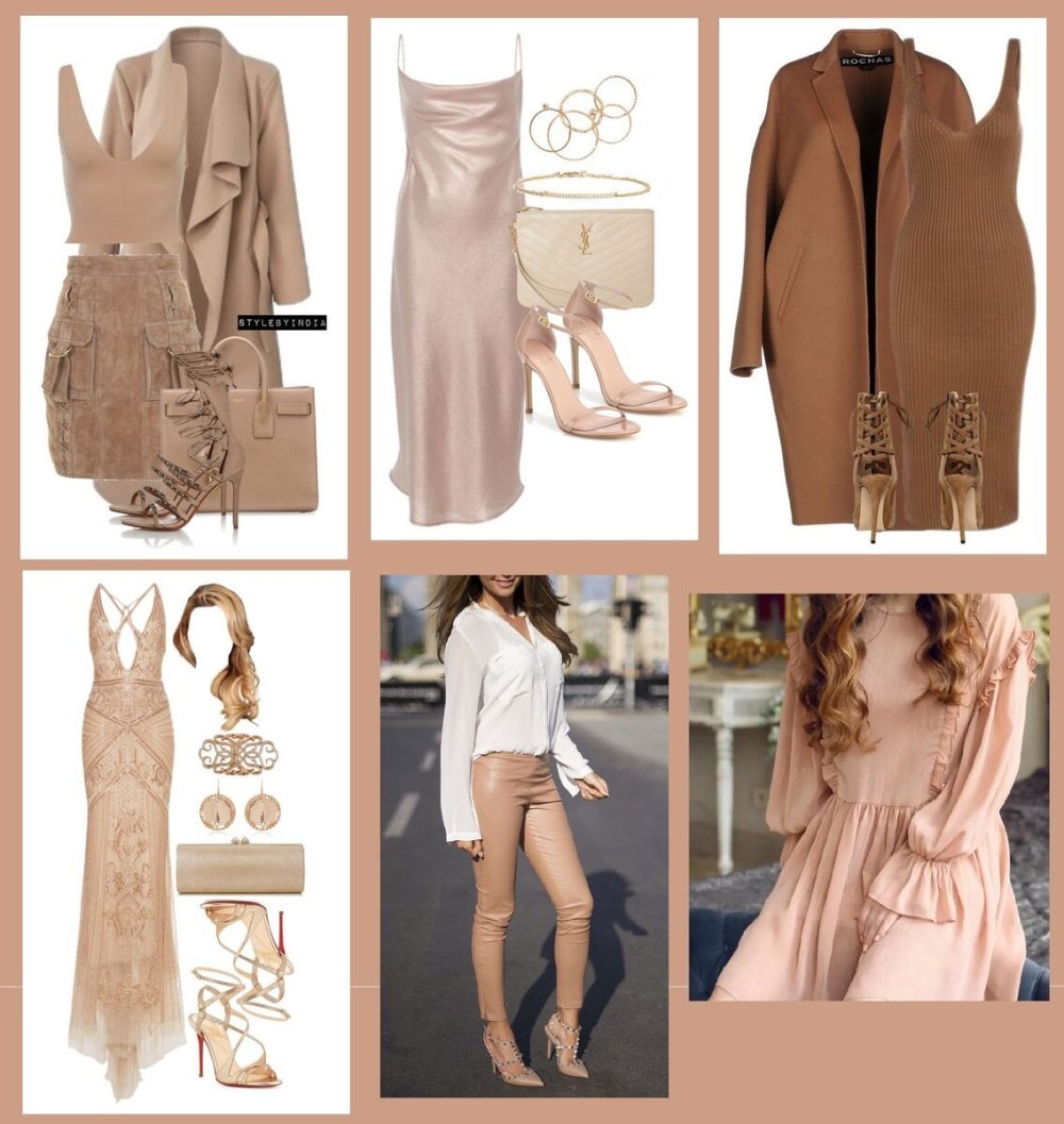 Белое платье с черными колготками