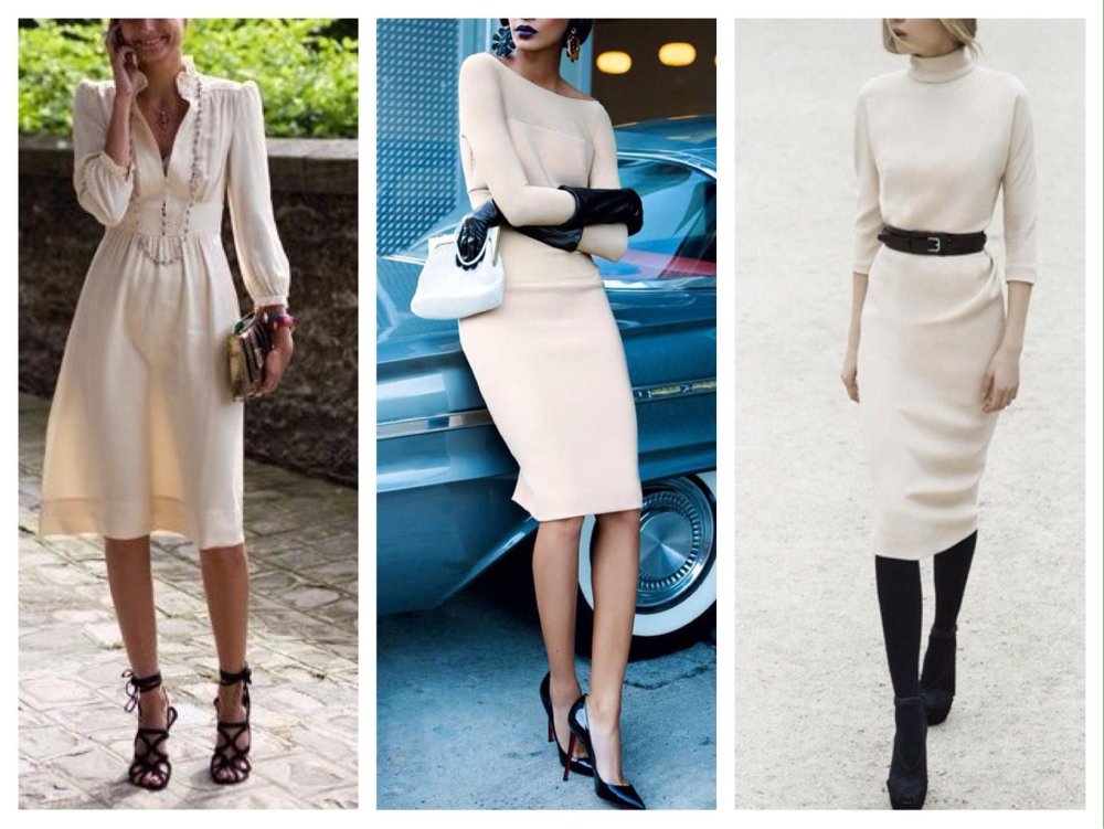 Туфли к коричневому платью