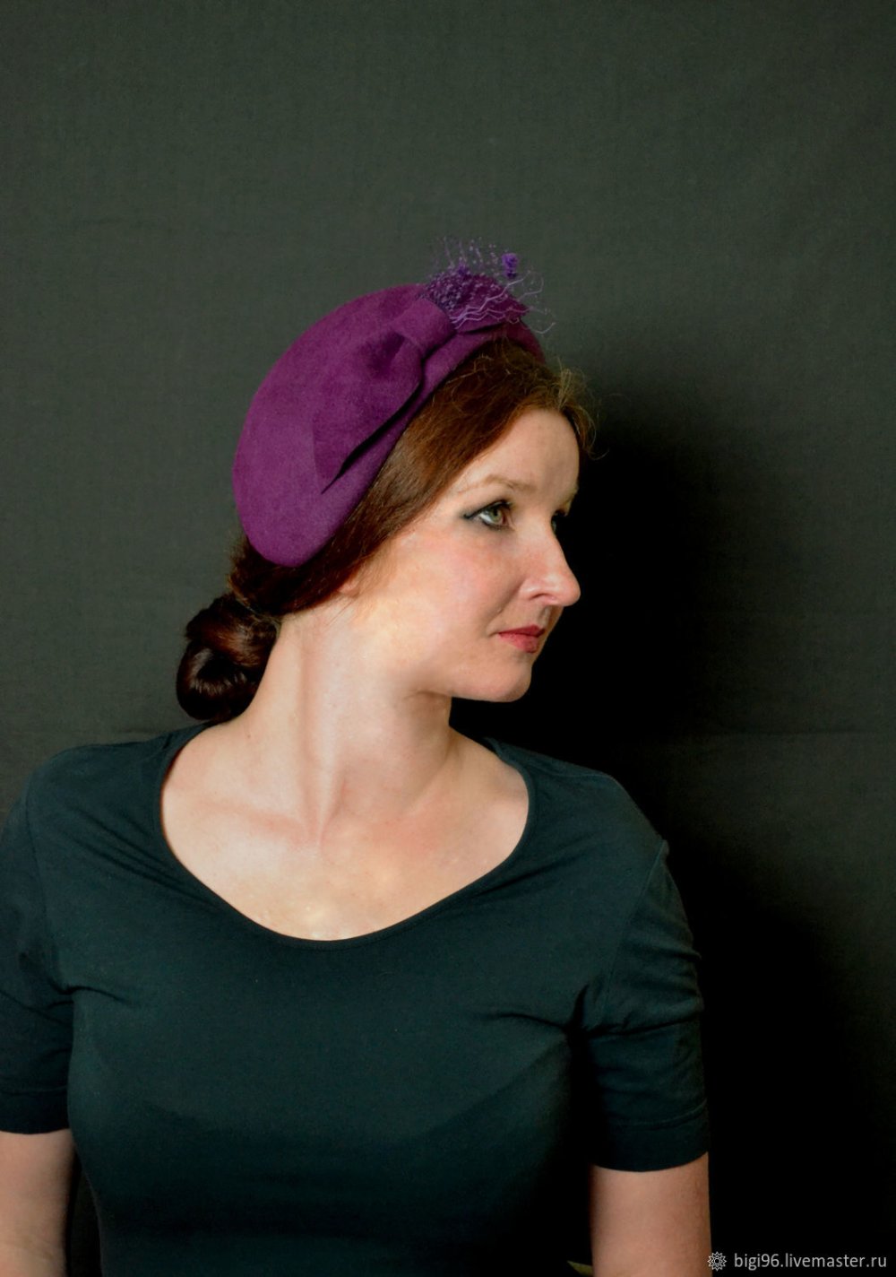 Шляпка менингитка вязаная