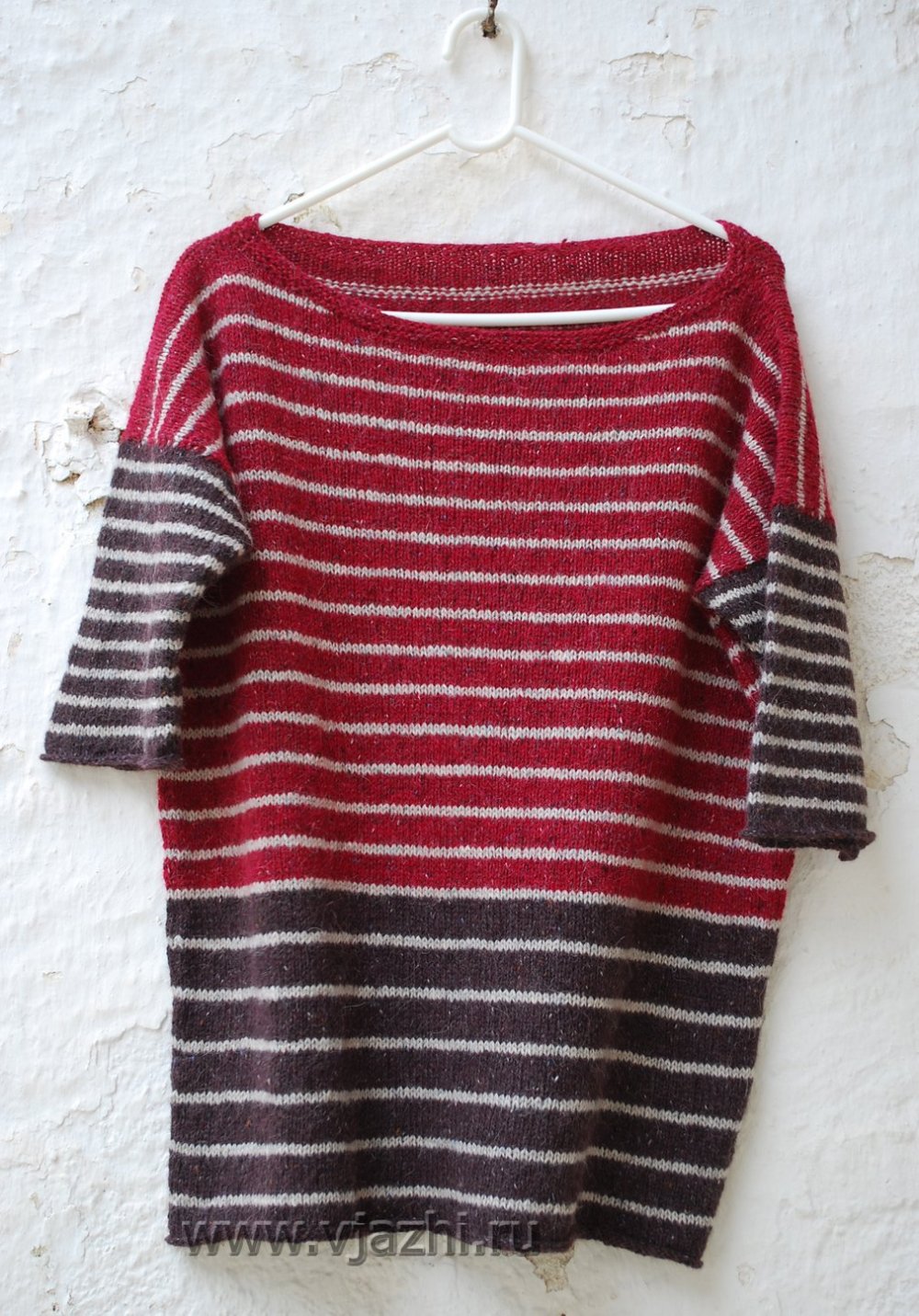 Полосатый пуловер Верена