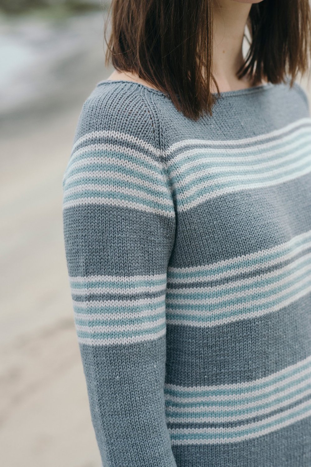 Изделия в полоску спицами