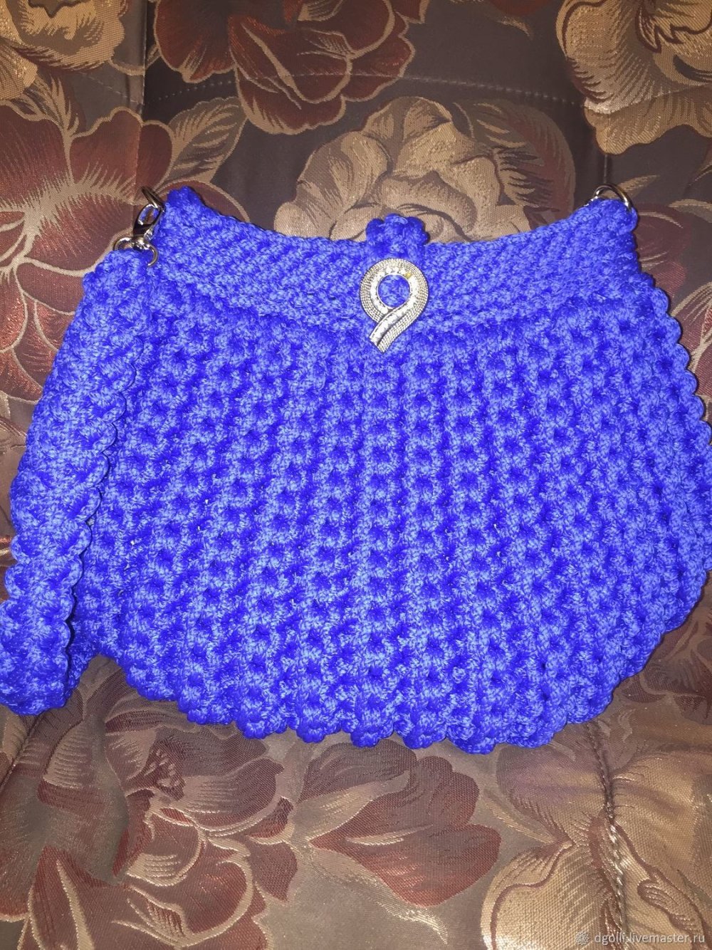 Вязаная сумка Ракушка