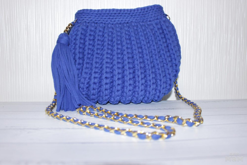 Сумка Орео из трикотажной пряжи мастер класс