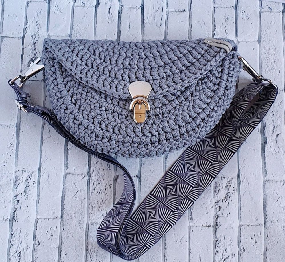 Мастер класс по вязанию сумки ракушки из полиэфирного шнура