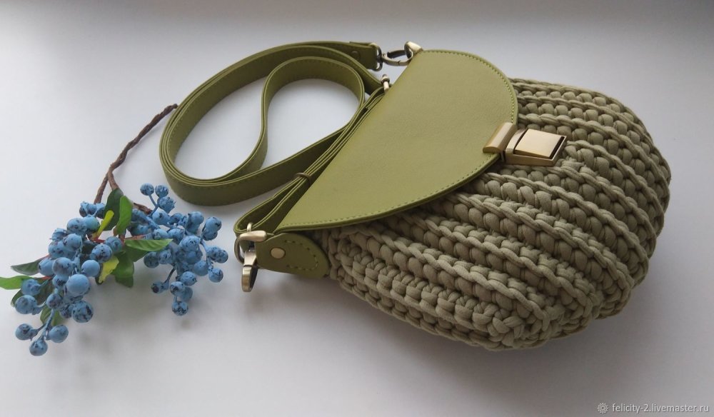 Сумочка Орео из трикотажной пряжи