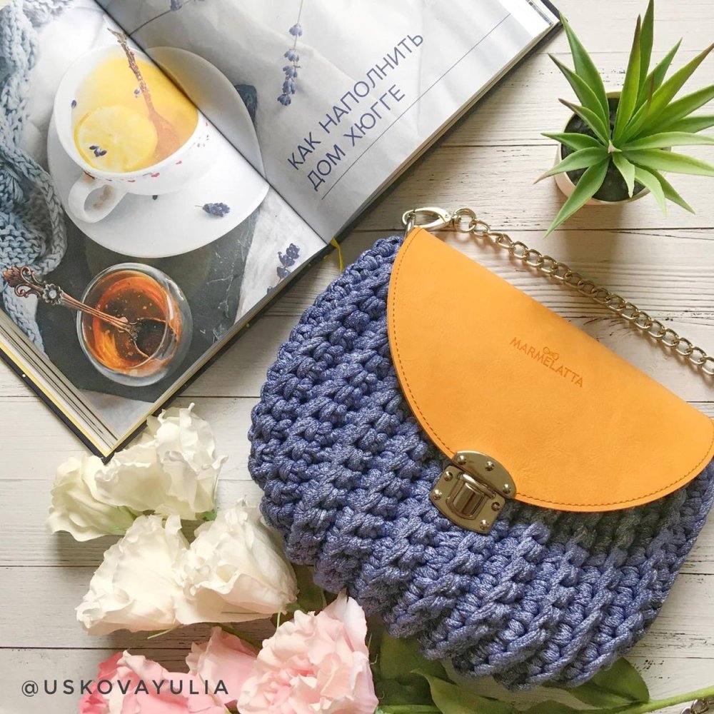 Корзина Ракушка из джута