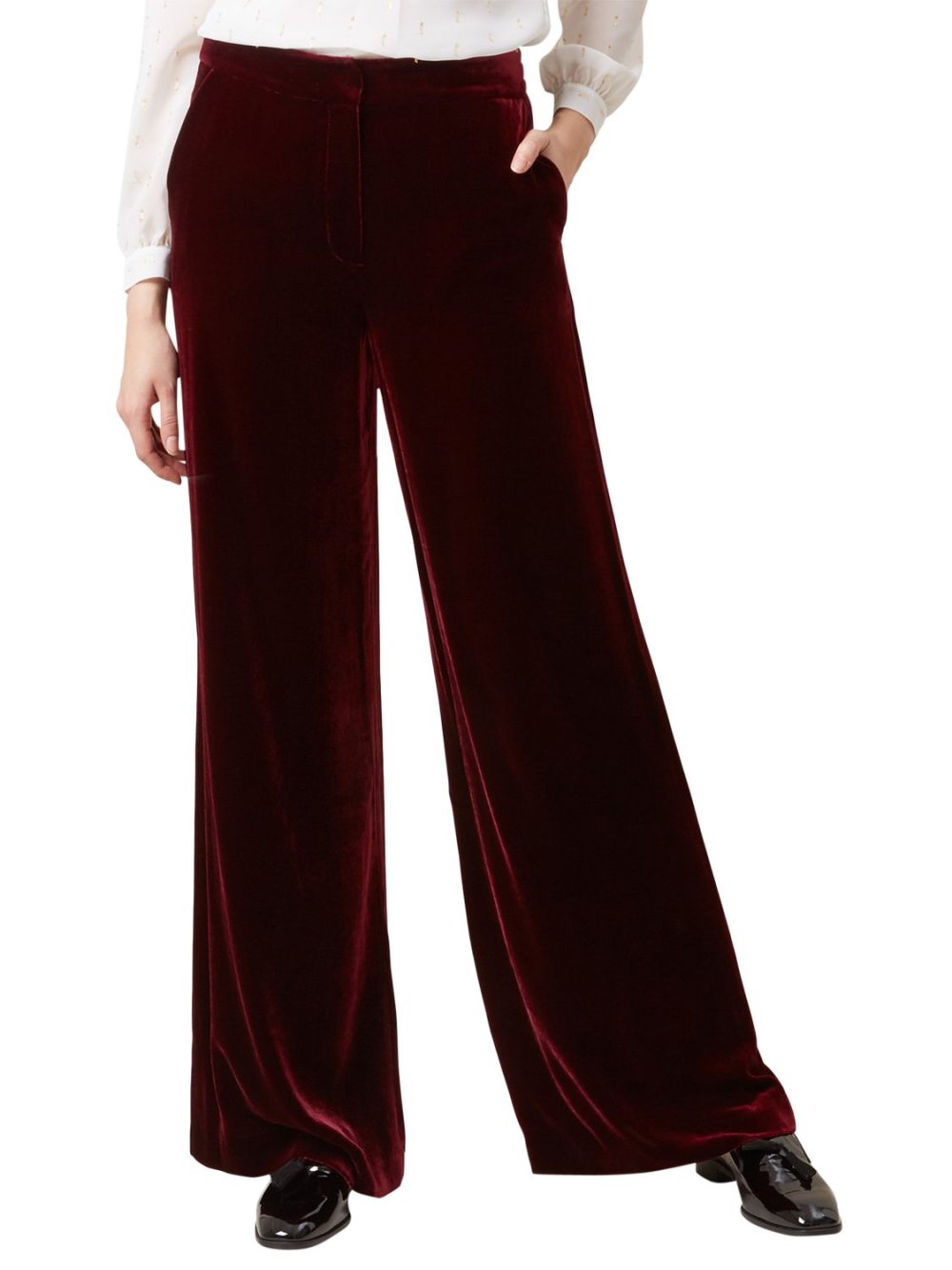 Брюки палаццо бархат