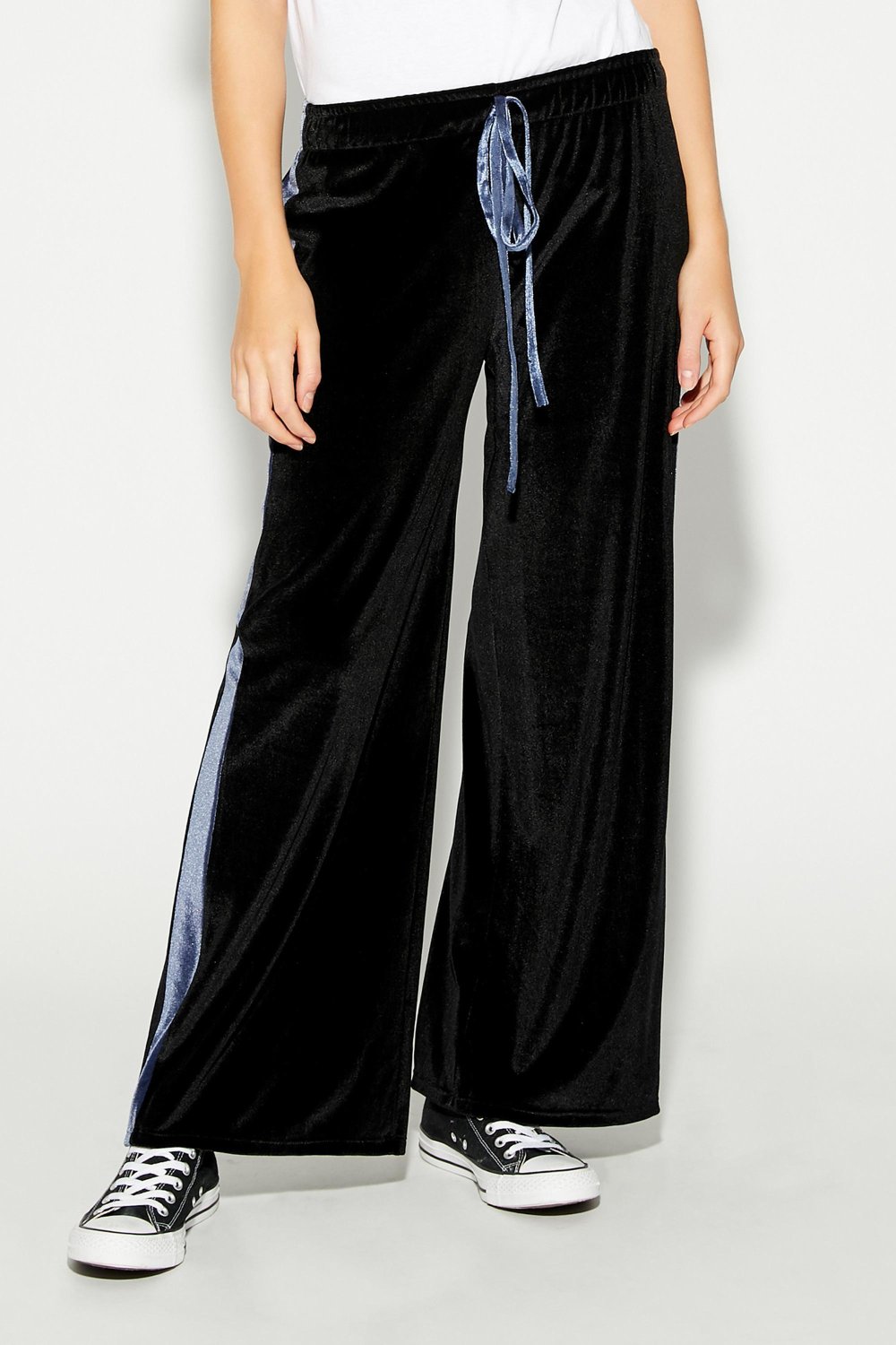 Брюки палаццо розовые вельвет