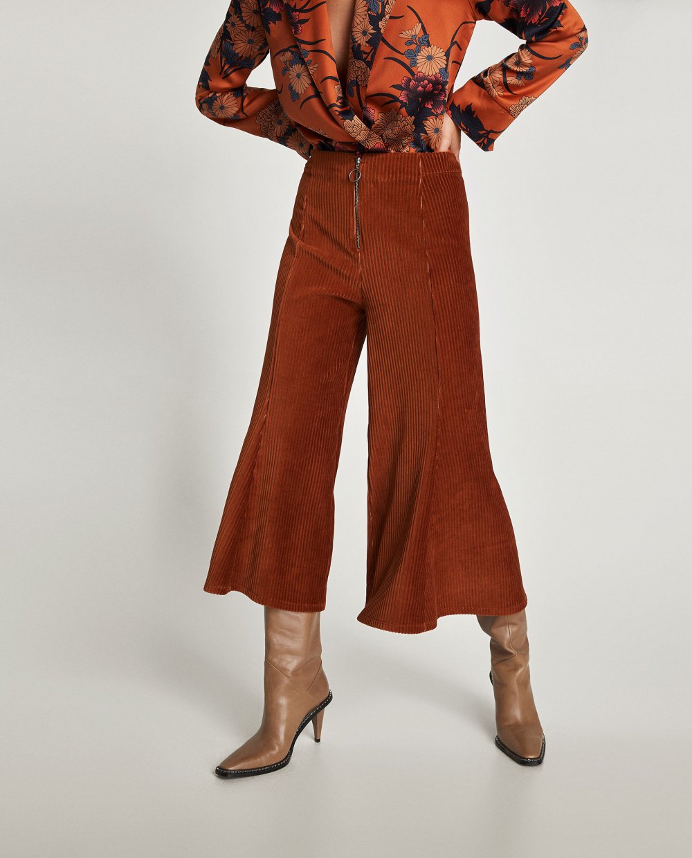 Брюки палаццо манго