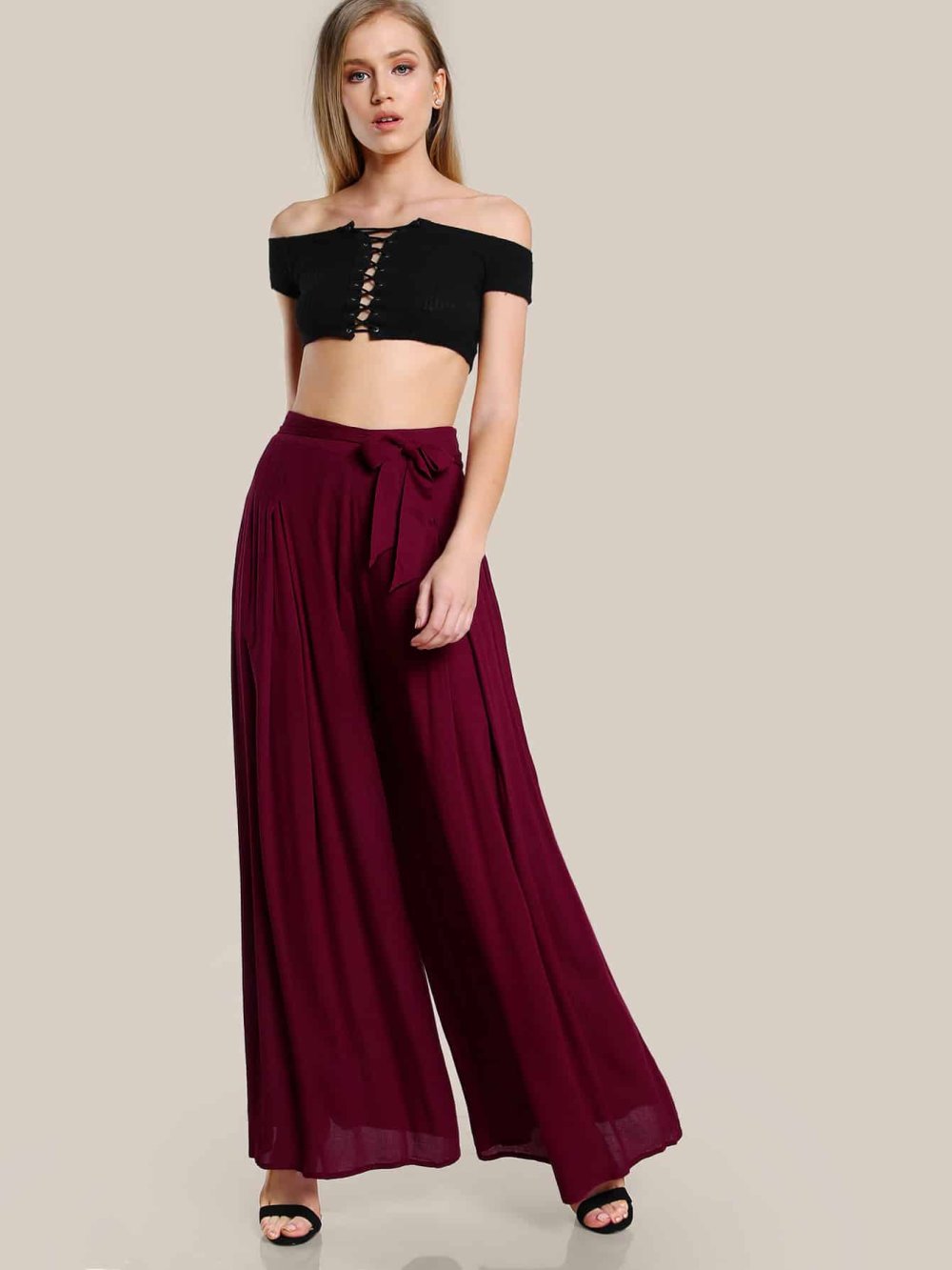 Вельветовые палаццо