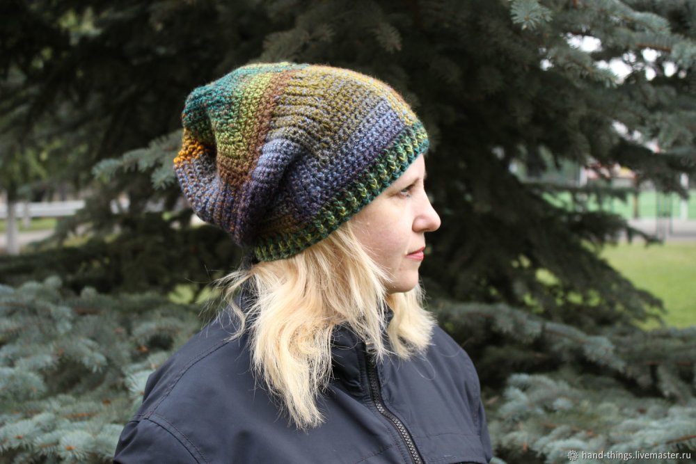 Шапка перуанка спицами