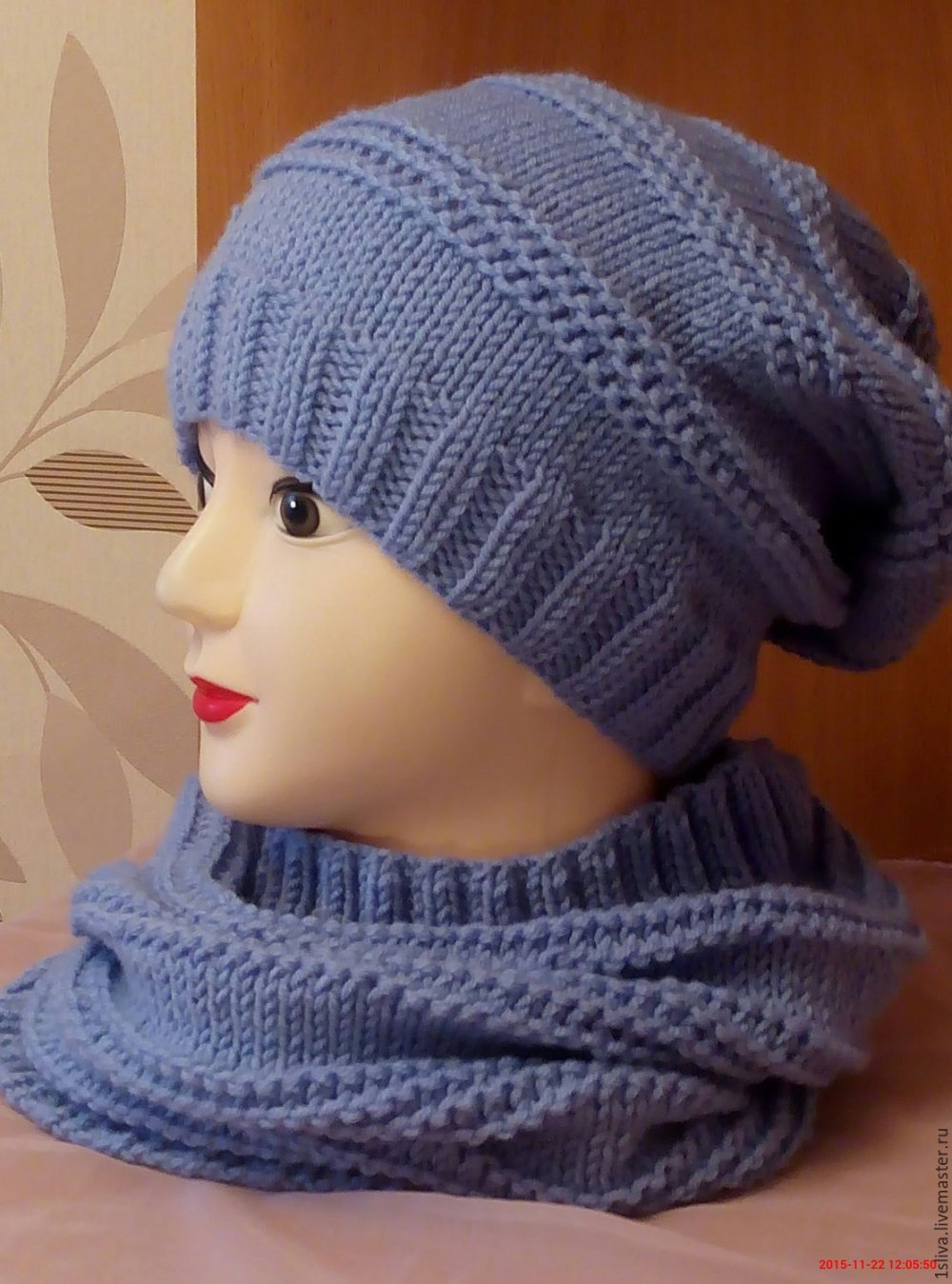 Шапка пэчворк женская