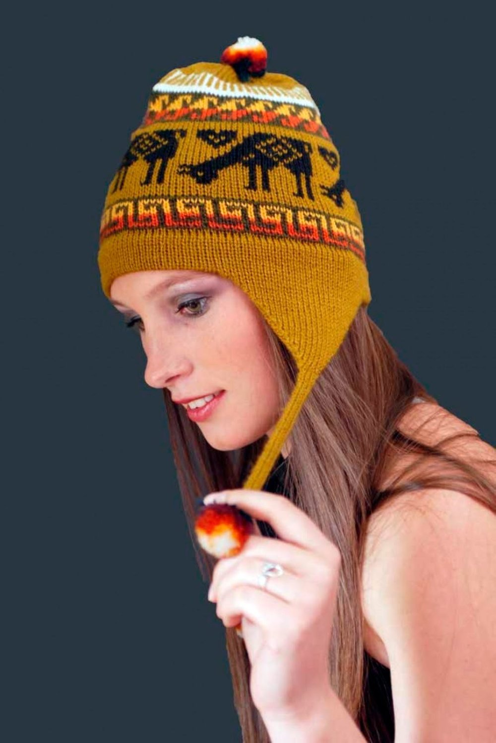 Шапка из толстой пряжи спицами