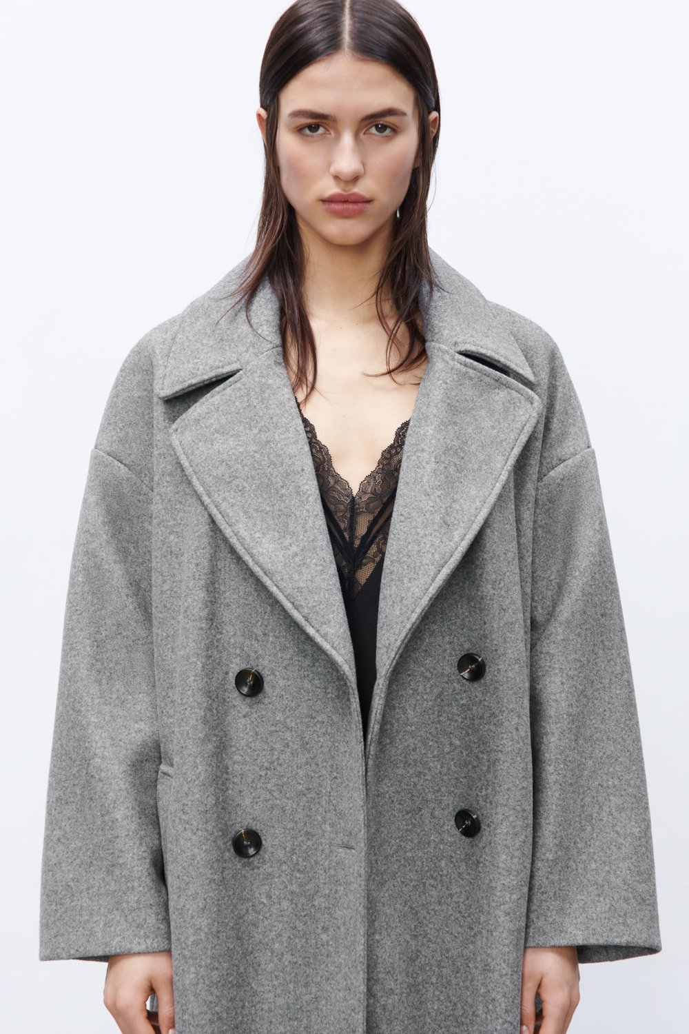 Пальто Бифри черное