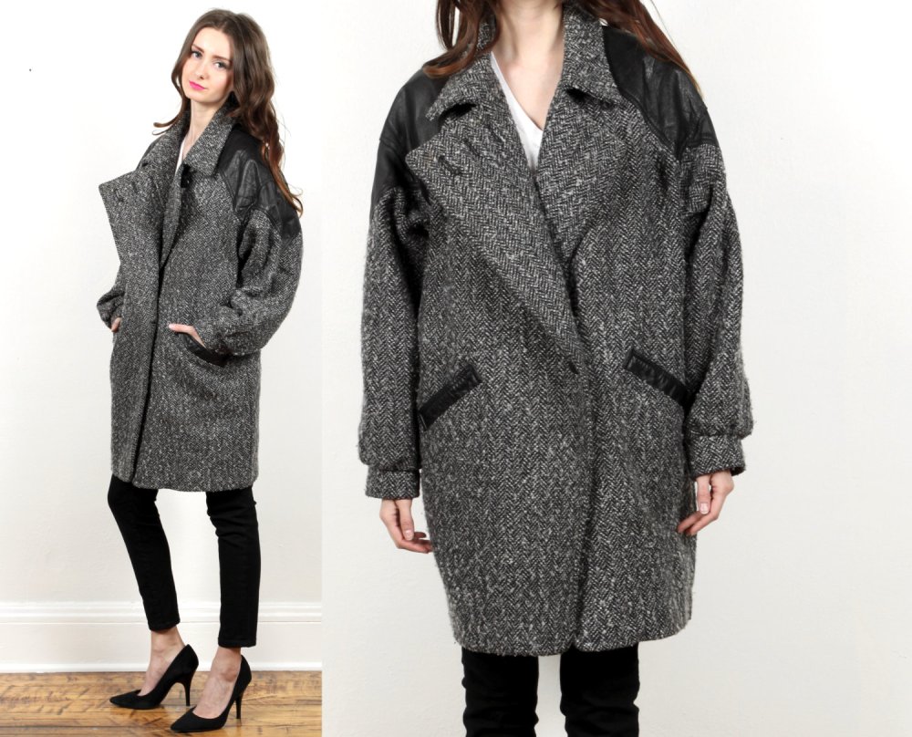 Пальто Зара оверсайз