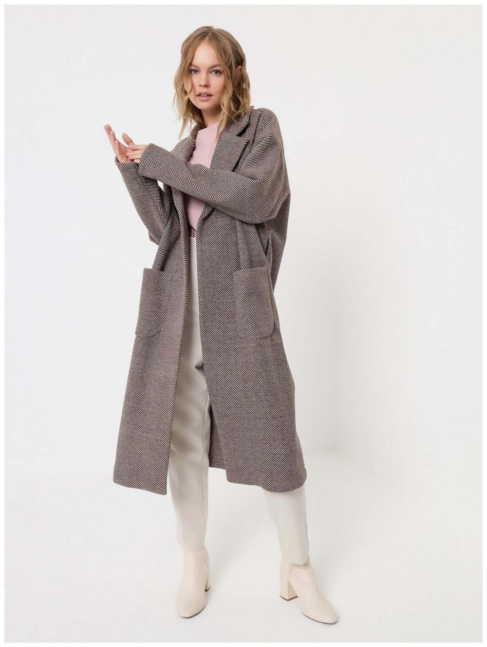 298 Пальто стеганое Oversize Zara