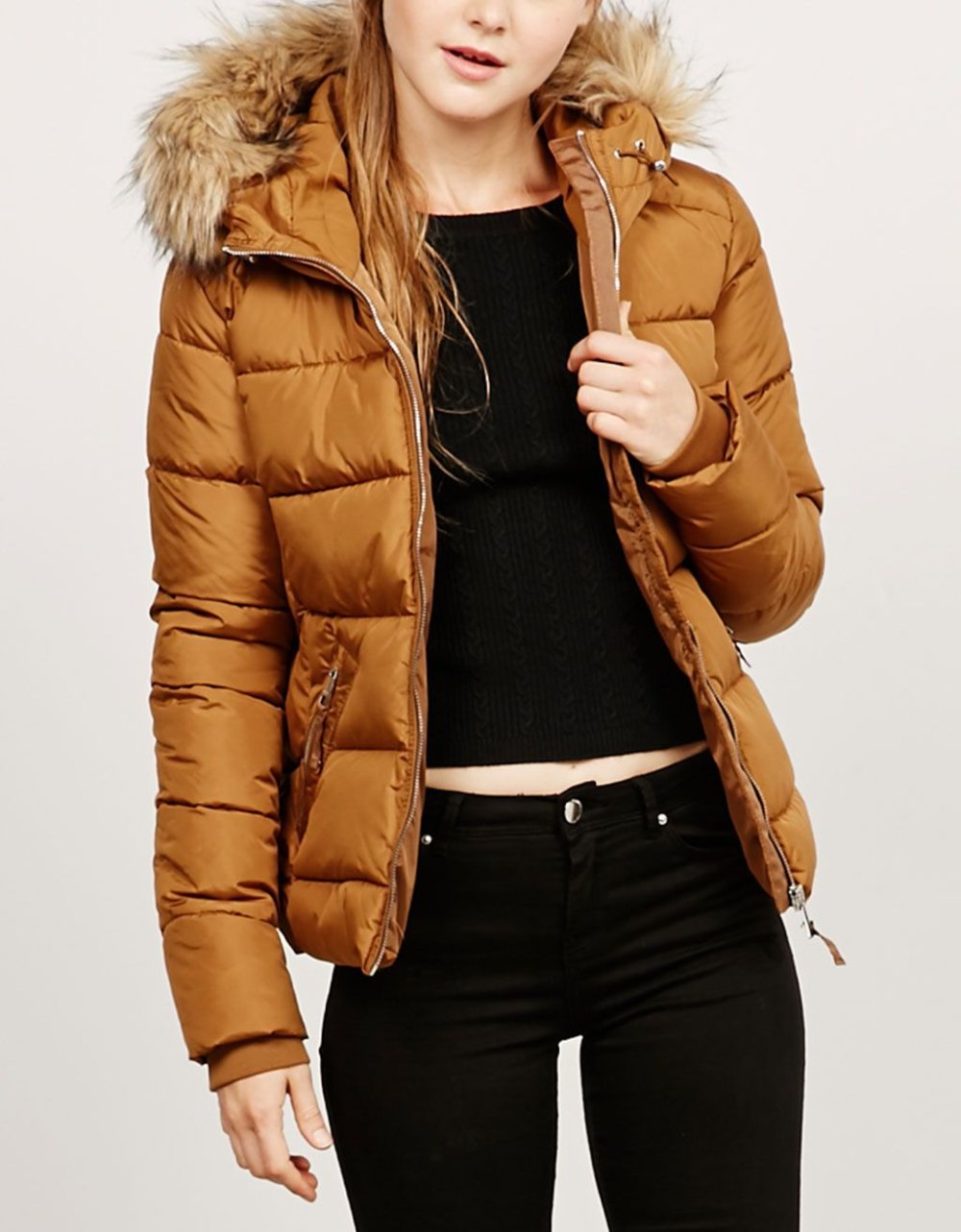 Дубленка косуха женская