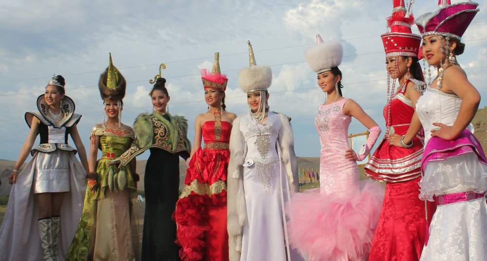 Этно платья в бурятском стиле