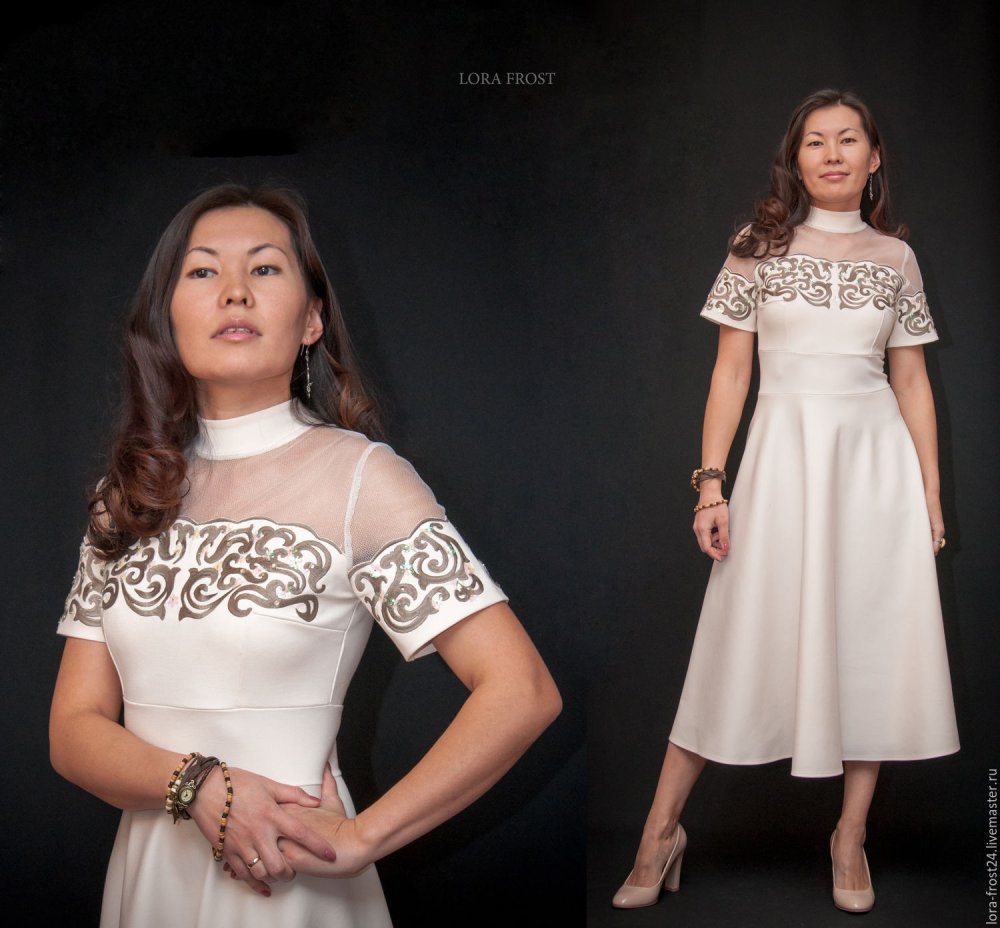 Платья в бурятском стиле