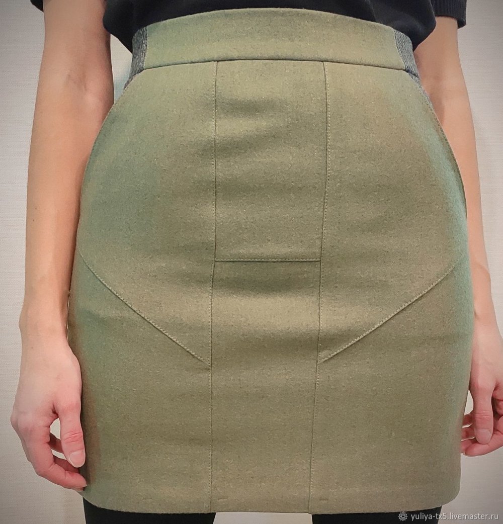 Юбка с воланами